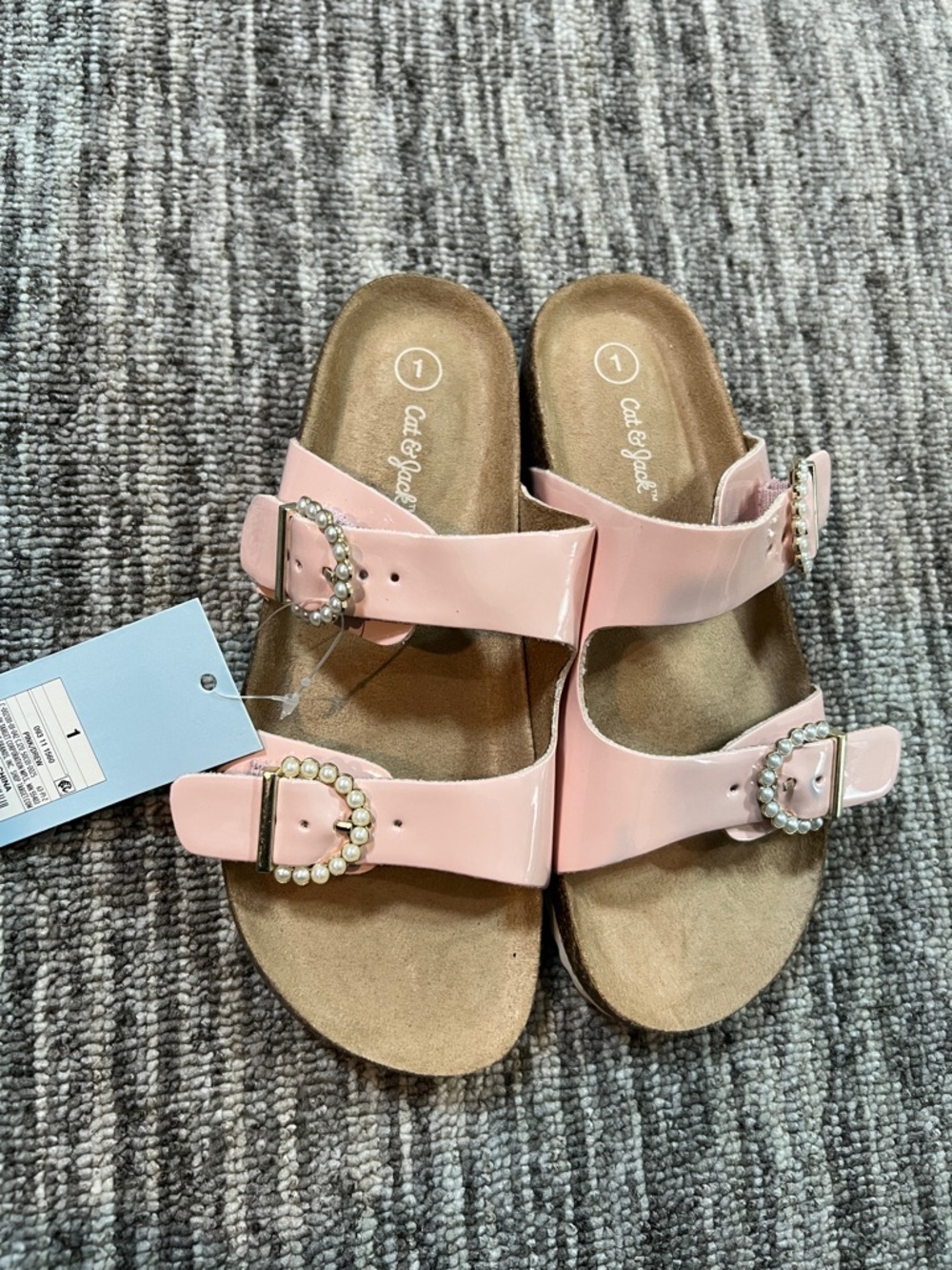 Cat & Jack - Kid's Drew Footbed Sandals Various Sizes